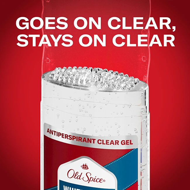 Old Spice Baltas Vanduo skaidrus gelis antiperspirantas 70 ml