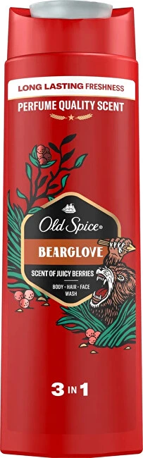 Old Spice Bearglove Dušo Želė Ir Šampūnas Vyrams, 1000 ml