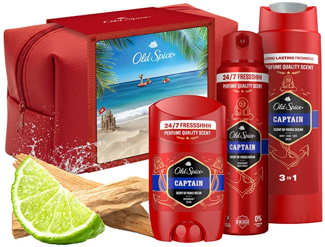Old Spice Dovanų Rinkinys Vyrams Kelioniniame Krepšyje Captain