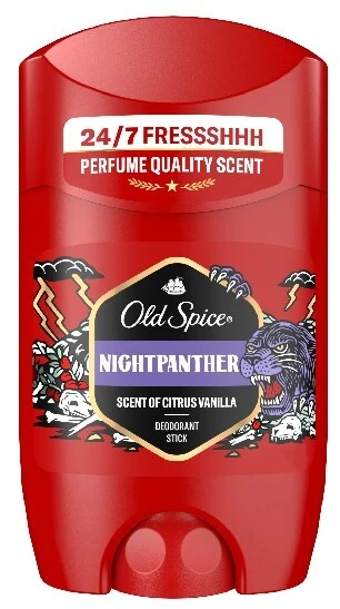 Old Spice NightPanther dezodorantas raudonoje pakuotėje