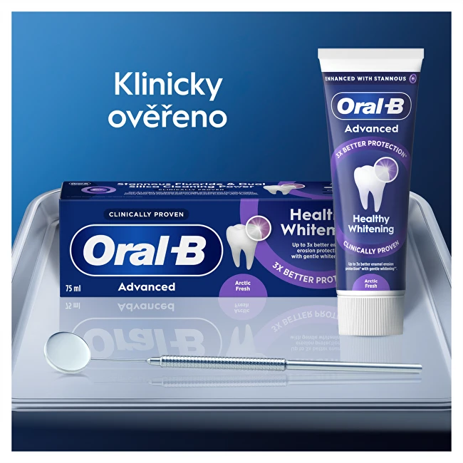 Braun Oral-B Advanced Healthy Whitening Arctic Fresh dantų pasta, 75 ml