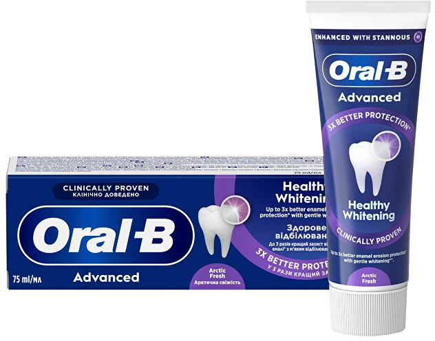 Braun Oral-B Advanced Healthy Whitening Arctic Fresh dantų pasta, 75 ml
