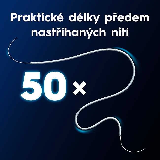 Oral-B Super Sukarpytas Dantų Siūlas, 50 vnt.
