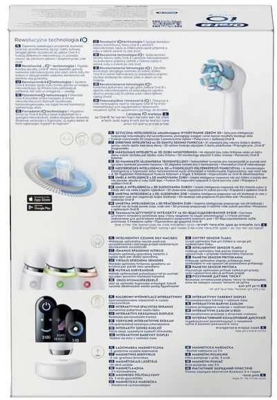 ORAL-B iO Series 9N Elektrinis dantų šepetėlis, baltos spalvos