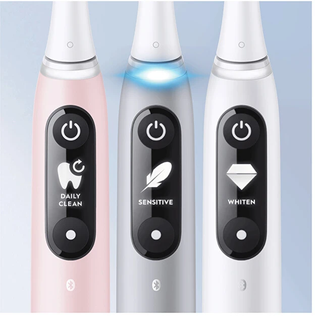 Elektrinis dantų šepetėlis Braun iOM6.1A6.1K Oral-B iO6, pilkos spalvos