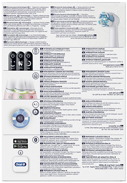 Elektrinis dantų šepetėlis Oral-B iO 6N, iOM6.1A6.1K, rožinis