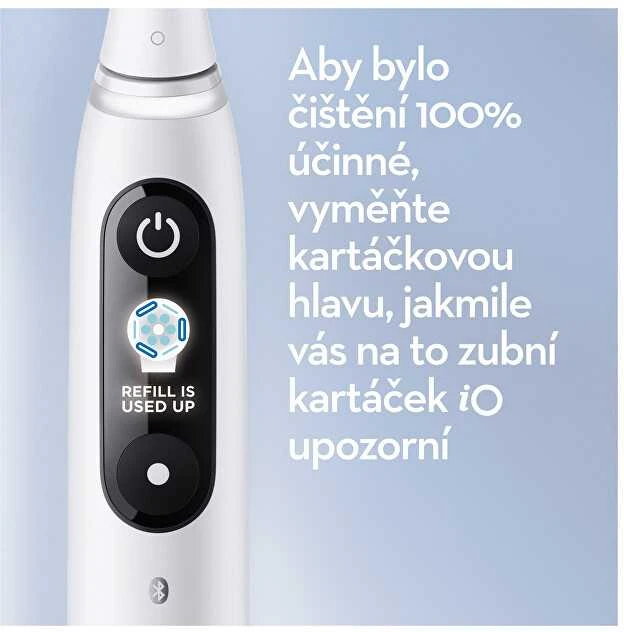 Elektrinis dantų šepetėlis Oral-B iO8, baltas