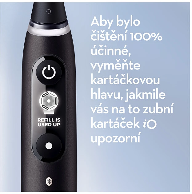 Braun iOM6.1B6.3DK Oral-B iO6 Elektrinis Dantų Šepetėlis Juodas Onyx