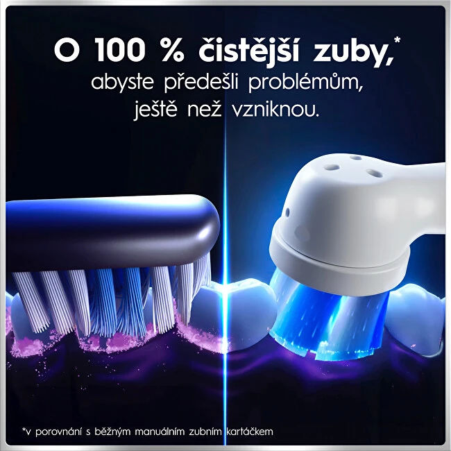 Elektrinis dantų šepetėlis Oral-B iO6 Series, baltas, 4210201438069