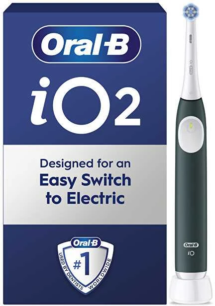Braun iOS2.1C9.0G Oral-B iO2 Elektrinis Dantų Šepetėlis Žalias Forest