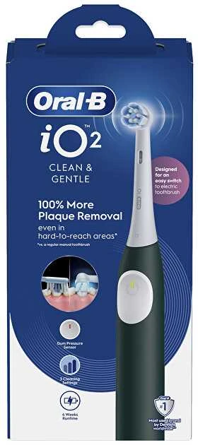 Braun iOS2.1C9.0G Oral-B iO2 Elektrinis Dantų Šepetėlis Žalias Forest