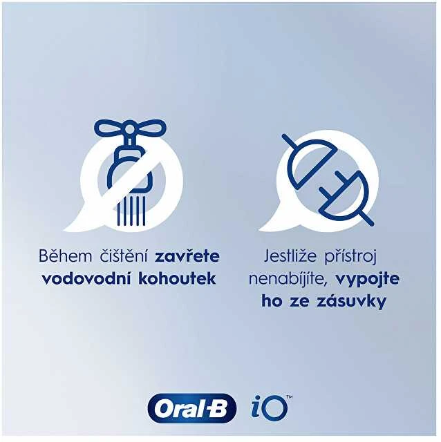 Oral-B | Elektrinis dantų šepetėlis | iO3 Series | Įkraunamas | Suaugusiems | Šepetėlių skaičius galvutės įeina 1 | Number of teeth brushing modes 3 | Ice Mėlyna