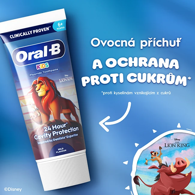 Oral-B ORAL-B Pasta vaikams LION KING 0,5 -