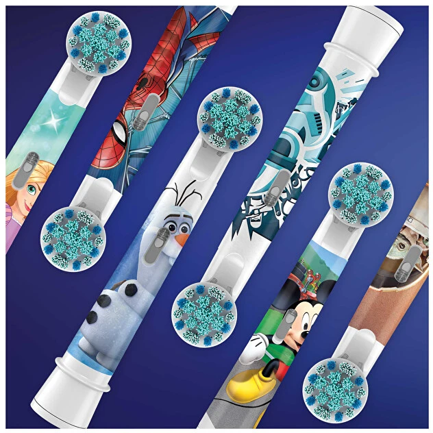 Dantų šepetėlio antgaliai ORAL-B BRAUN Frozen II, 4 vnt.