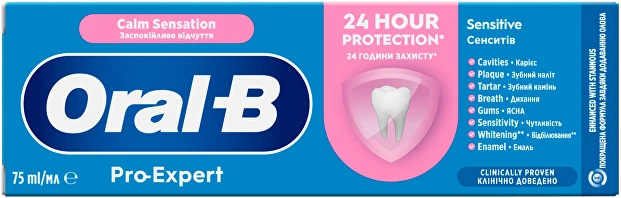 Oral B Pro-Expert Calm Sensation Dantų pasta - Zubní pasta 75ml