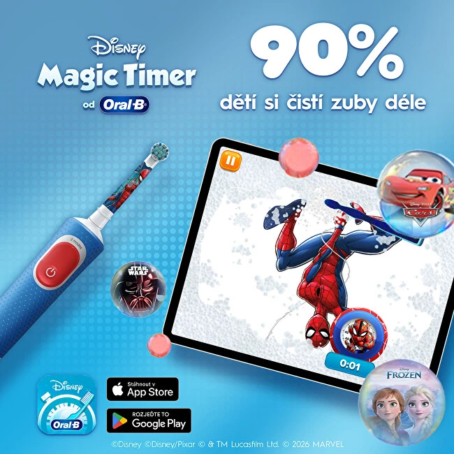 Oral-B Braun D103.413.2K Vitality PRO Kids Elektrinis Dantų Šepetėlis 3+ Spiderman