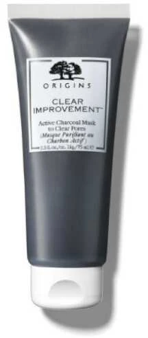 Origins Clear Improvement Active Charcoal Mask To Clear Pores valomoji kaukė su aktyvintosiomis anglimis, 75 ml
