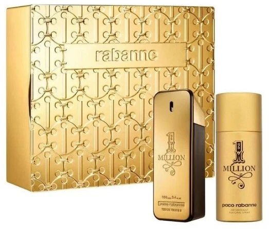 Paco Rabanne 1 Million rinkinys vyrams (kvepalai EDT, 100 ml + dezodorantas 150 ml)