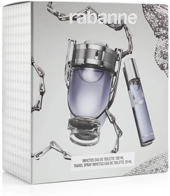 Rinkinys  Paco Rabanne Invictus (EDT 100 mm + EDT 20 ml)