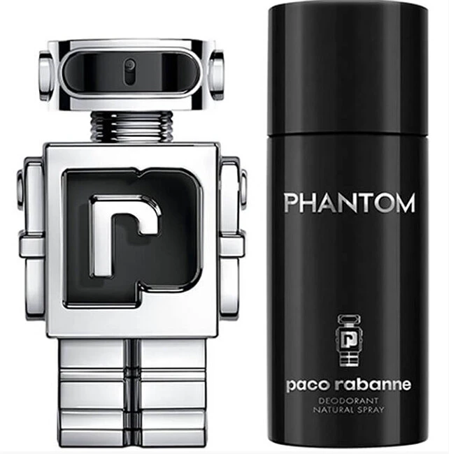 Paco Rabanne Phantom Eau De Toilette Purškiklis 100ml Kalėdinis rinkinys