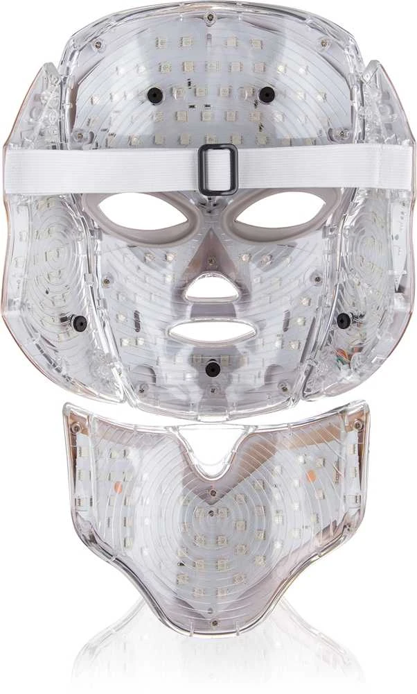 Puoselėjanti LED kaukė veidui ir kaklui Pulsar 7, balta