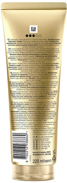 Intensyvus plaukų kondicionierius PANTENE Hydration Recharge Active Nutri-Plex, 3 minutes miracles,