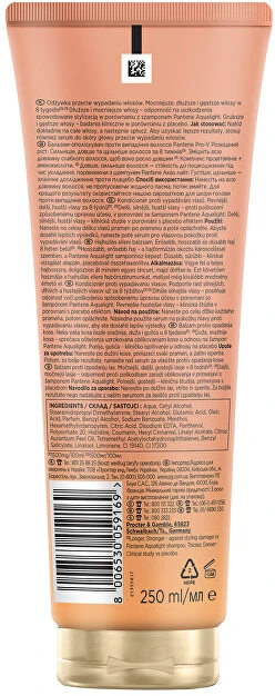 Pantene Kondicionierius Grow Abundant plaukų slinkimą stabdantis kondicionierius 250 ml