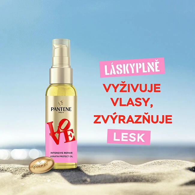 Pantene Plaukų aliejus „Love Pro-V Keratin Protect Oil“ 100 ml