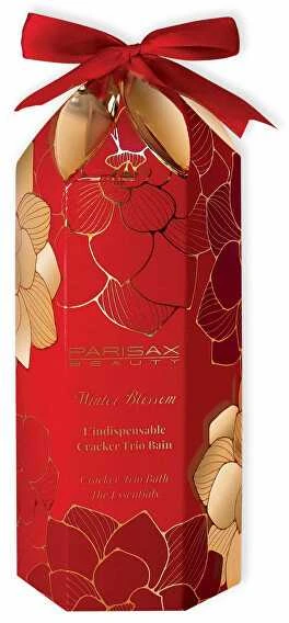 „Parisax Winter Blossom Magnolia“ kūno priežiūros dovanų rinkinys (trio vonios kremas)