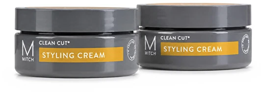Paul Mitchell „Clean Cut Duo Grab & Go“ pusiau matinio plaukų formavimo kremo rinkinys, 2 x 85 g