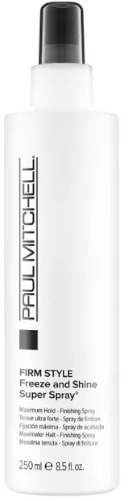 Paul Mitchell Firm Style Freeze and Shine Super Purškiklis For Hair Shine, 250 ml