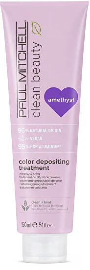Paul Mitchell Clean Beauty Color Protect spalvą suteikianti kaukė (ametistas) 150 ml