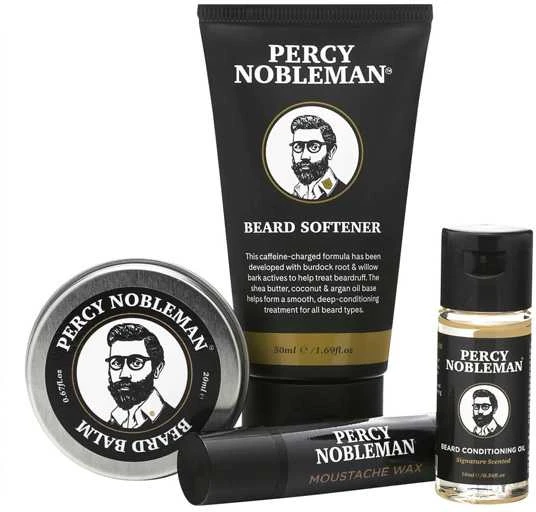 Percy Nobleman Beard Survival Kit Barzdos priežiūros rinkinys, 1vnt