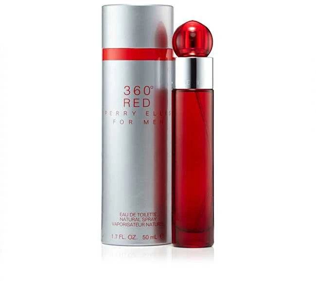 Perry Ellis 360 Raudona EDT tualetinis vanduo vyrams, 100 ml