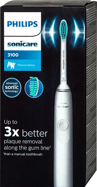 Philips Sonicare 3100 series elektrinis dantų šepetėlis HX3671/13, 14 dienų baterija life