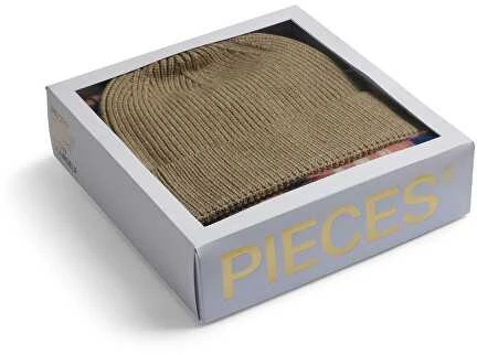 PIECES Moteriškas komplektas - kepurė ir šalikas PCNAJANNA 17153149 Paketėlis Rožinė