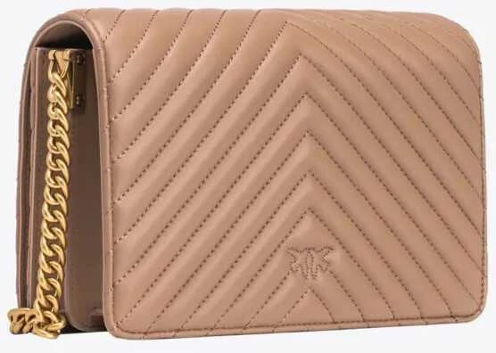 Pinko Moteriška odinė rankinė per petį 100063 A0GK D01Q