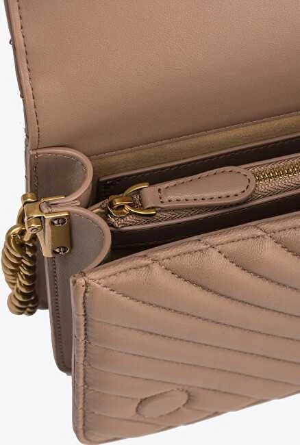 Pinko Moteriška odinė rankinė per petį 100063 A0GK D01Q