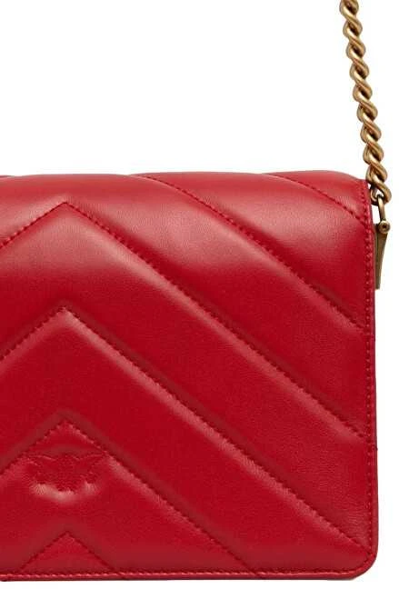 Pinko Moteriška odinė rankinė per petį 100063 A136 R30Q