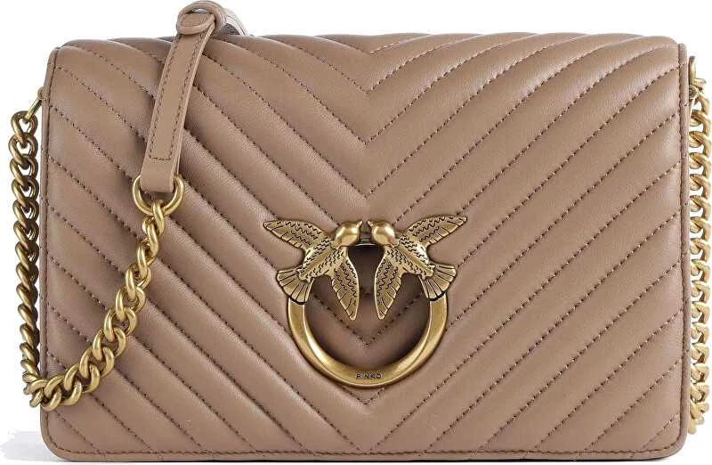 Pinko Moteriška odinė rankinė per petį 100063 A0GK D01Q