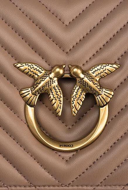 Pinko Moteriška odinė rankinė per petį 100063 A0GK D01Q