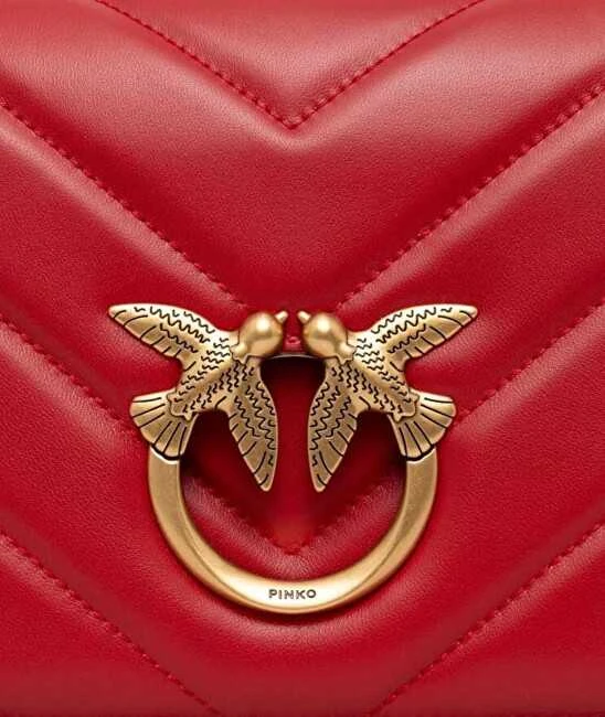 Pinko Moteriška odinė rankinė per petį 100063 A136 R30Q