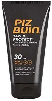 Įdegį spartinantis apsaugos nuo saulės losjonas Piz Buin Tan And Protect SPF 30, 150 ml