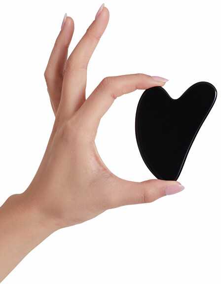 Plumbeauty Gua Sha akmuo Obsidianas (skulptūrinis akmuo)