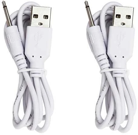 „PlusOne“ įkrovimo USB laidas mini vibratoriams PLO-6702DPK ir PLO-6702LPK, 2 vnt.
