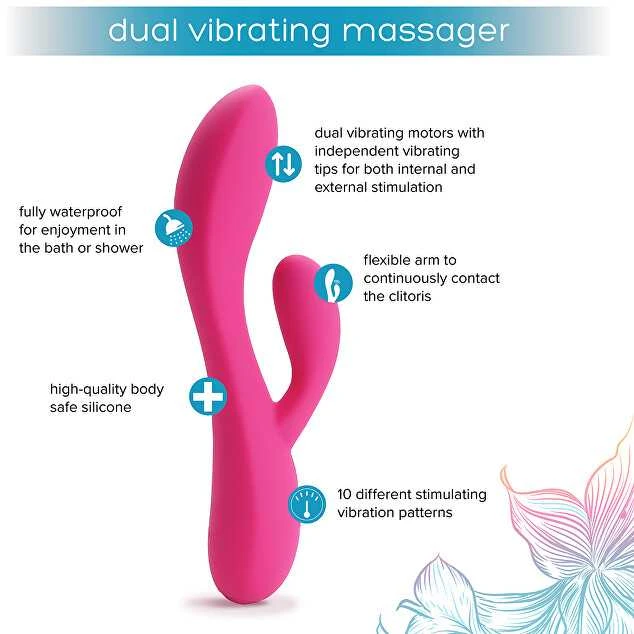 PLUSONE double vibrating massager 1 u