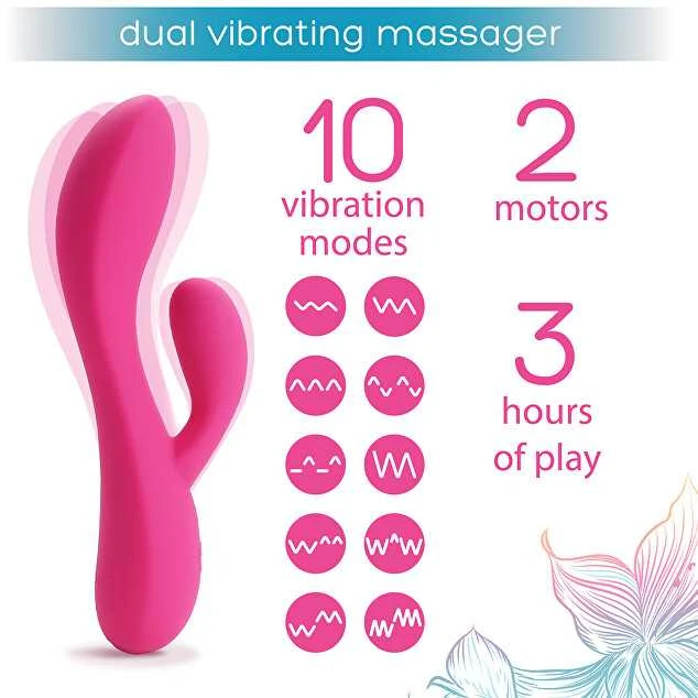 PLUSONE double vibrating massager 1 u