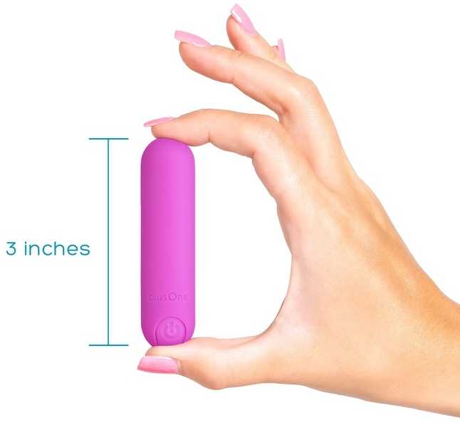 PlusOne Mini vibrator dark pink