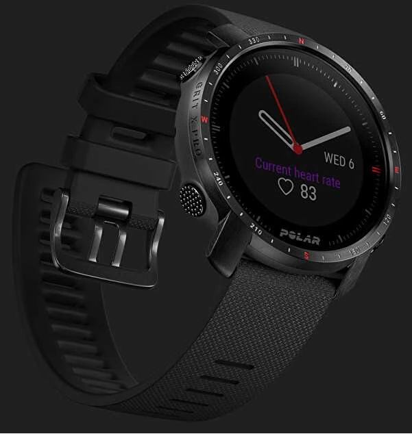 Išmanusis laikrodis Polar Grit X Pro M/L, juodos spalvos