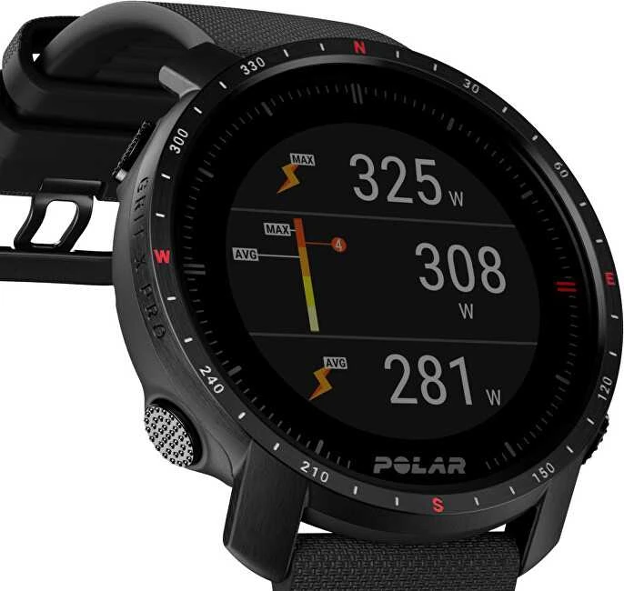 Išmanusis laikrodis Polar Grit X Pro M/L, juodos spalvos